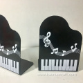 Notas musicales piano agudos violín sujetalibros regalo para niños